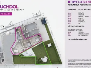 Prodej bytu 3+kk, Praha - Suchdol, U hotelu, 87 m2