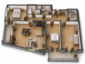 Prodej bytu 4+kk, Praha - Stodůlky, Toufarova, 95 m2