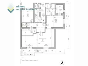 Pronájem bytu 3+kk, Praha - Strašnice, V úžlabině, 77 m2