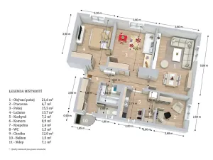 Prodej bytu 3+1, Olomouc, Bieblova, 81 m2