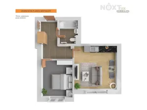 Prodej bytu 2+kk, Jilemnice, U Nemocnice, 36 m2