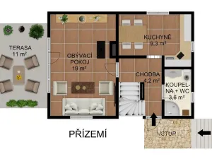 Prodej chaty, Slabčice, 115 m2