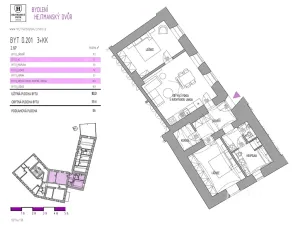 Prodej bytu 3+kk, Písek, Kocínova, 83 m2