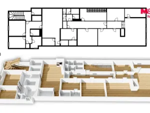 Pronájem kanceláře, Svitavy - Město, náměstí Míru, 206 m2