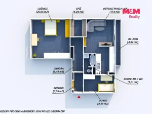 Prodej bytu 3+kk, Dobřany, Loudů, 67 m2