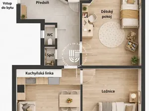Prodej bytu 3+kk, Praha - Vysočany, Na břehu, 83 m2