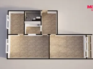 Prodej bytu 3+1, Jablonec nad Nisou - Jablonecké Paseky, Spojovací, 65 m2
