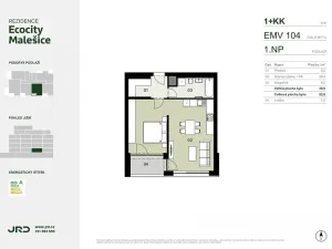 Prodej atypického bytu, Praha - Malešice, Univerzitní, 53 m2