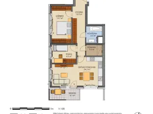 Prodej bytu 3+kk, Praha, Honzíkova, 73 m2