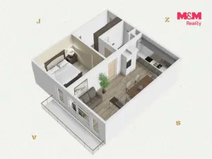Prodej bytu 2+kk, Karlovy Vary - Rybáře, Sedlecká, 68 m2