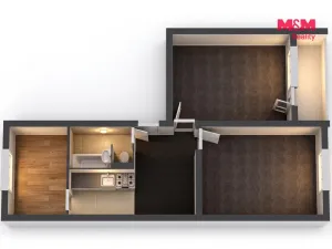 Prodej bytu 2+1, Hroznětín, Sídliště, 55 m2