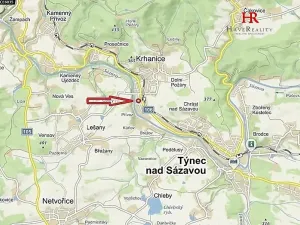 Pronájem bytu 1+kk, Týnec nad Sázavou, 24 m2