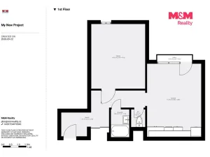 Prodej bytu 2+kk, Velešín, Sídliště, 42 m2