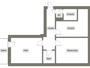 Prodej bytu 2+1, Prostějov, Jana Zrzavého, 60 m2
