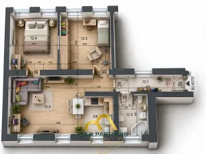Prodej bytu 3+kk, Praha - Libeň, Kotlaska, 85 m2