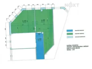 Pronájem ordinace, Mělník, Nová, 42 m2