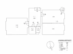 Pronájem bytu 2+kk, Praha - Smíchov, U Santošky, 69 m2