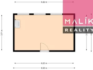 Pronájem kanceláře, Ostrov, Hlavní třída, 23 m2