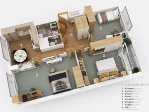 Prodej bytu 3+1, Pardubice, Bartoňova, 77 m2