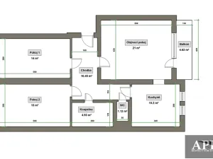 Prodej bytu 3+1, Uherský Brod, Neradice, 80 m2