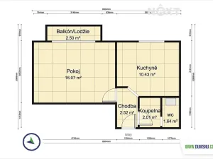 Prodej bytu 1+1, Šumperk, Temenická, 36 m2