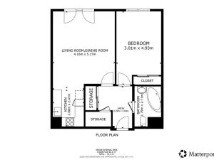 Pronájem bytu 2+kk, Praha - Záběhlice, Velenovského, 53 m2