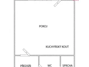 Prodej bytu 1+kk, Ostrava - Poruba, náměstí Václava Vacka, 30 m2