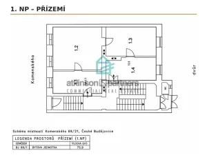 Prodej rodinného domu, České Budějovice - České Budějovice 7, Komenského, 243 m2