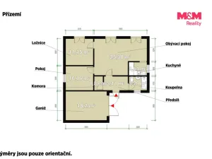 Prodej rodinného domu, Mladotice, 79 m2