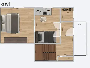 Prodej rodinného domu, Mutějovice, 1. máje, 77 m2