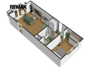 Pronájem bytu 2+kk, Plzeň, Vysoká, 51 m2