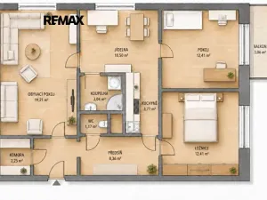 Prodej bytu 4+kk, Praha - Braník, Vavřenova, 73 m2