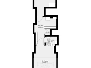 Pronájem bytu 2+1, Praha - Nusle, Spolupráce, 47 m2