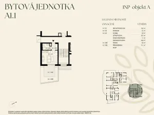 Prodej bytu 1+kk, Praha, U starého židovského hřbitova, 24 m2