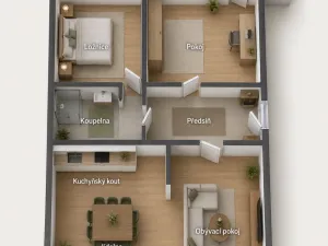 Prodej bytu 3+kk, Jihlava, Dvořákova, 87 m2
