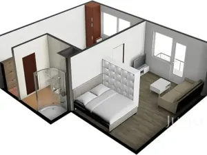 Pronájem bytu 1+1, Písek, třída Přátelství, 38 m2