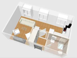Pronájem bytu 1+kk, Brno, Tkalcovská, 30 m2