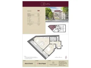 Prodej bytu 2+kk, Brno, Koliště, 58 m2