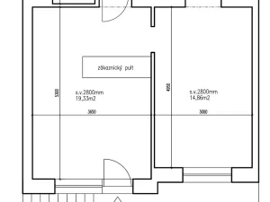 Pronájem obchodního prostoru, Praha - Žižkov, Hartigova, 45 m2