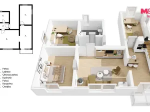 Prodej bytu 4+kk, Praha - Suchdol, V ořeší, 95 m2