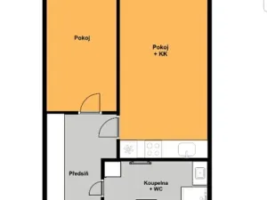 Pronájem bytu 2+kk, Havířov, Aloise Jiráska, 44 m2