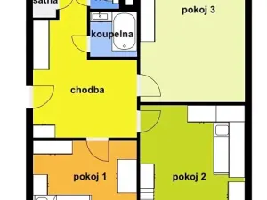Prodej bytu 3+1, Kuřim, Školní, 102 m2