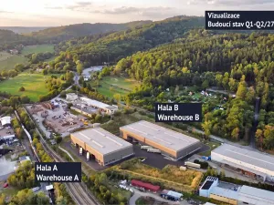 Pronájem výrobních prostor, Písek, 3000 m2