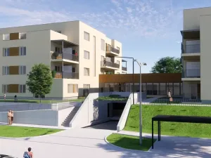 Pronájem bytu 1+kk, Slavkov u Brna, Nerudova, 29 m2