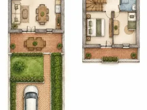 Prodej domu, Viddalba, Sardinie, Itálie, 49 m2