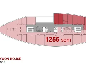 Pronájem kanceláře, Praha - Nusle, Doudlebská, 940 m2