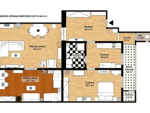 Prodej bytu 3+1, Praha - Nové Město, Dlážděná, 122 m2