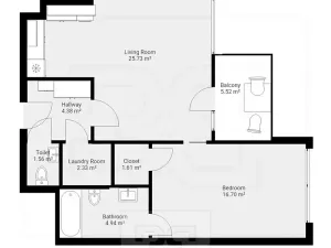 Pronájem bytu 2+kk, Praha - Holešovice, Varhulíkové, 63 m2