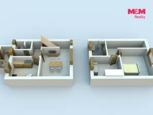 Prodej bytu 3+1, Zruč nad Sázavou, Polní, 66 m2