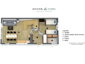 Prodej rodinného domu, Horní Planá, 82 m2